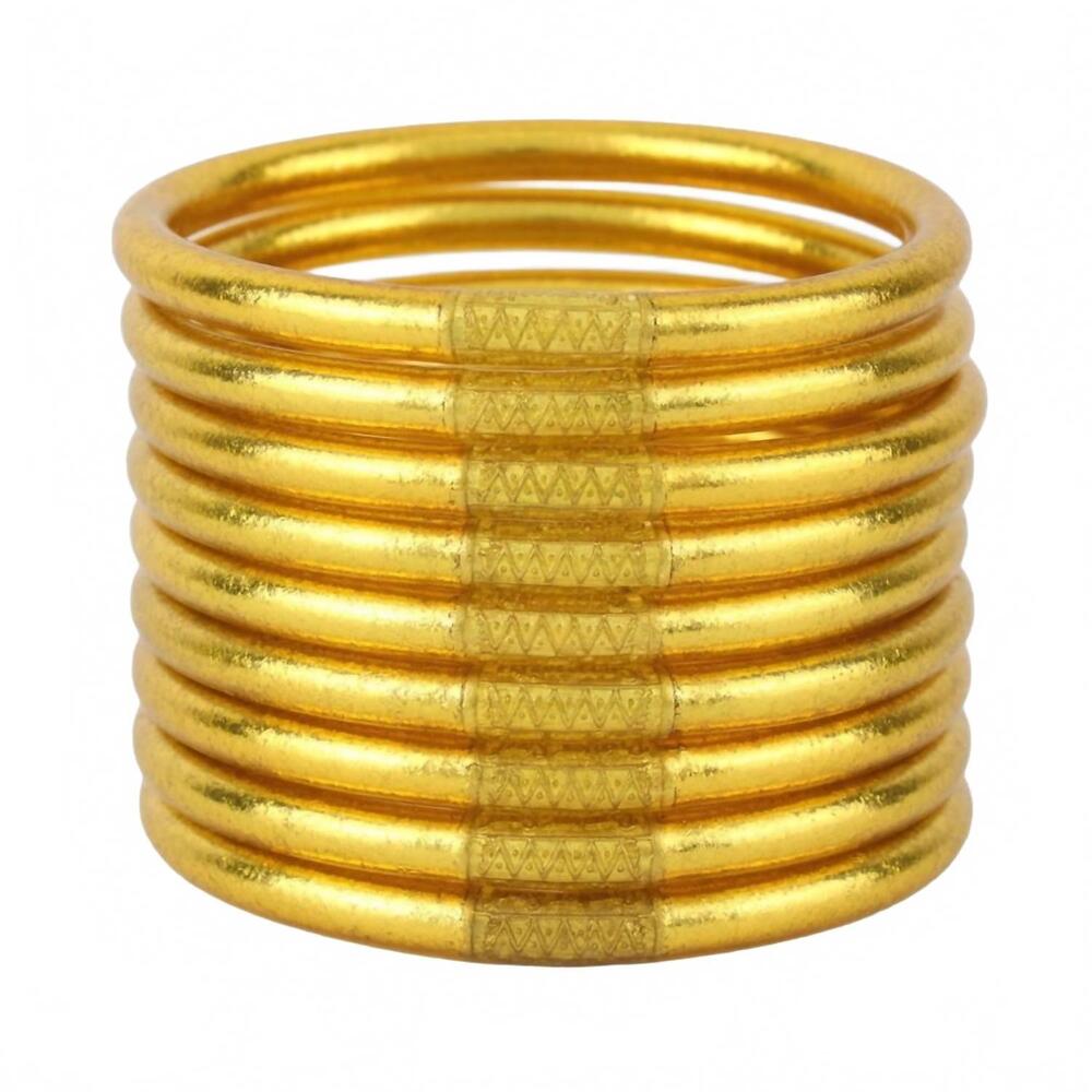 Radiant Gold Bangle Set